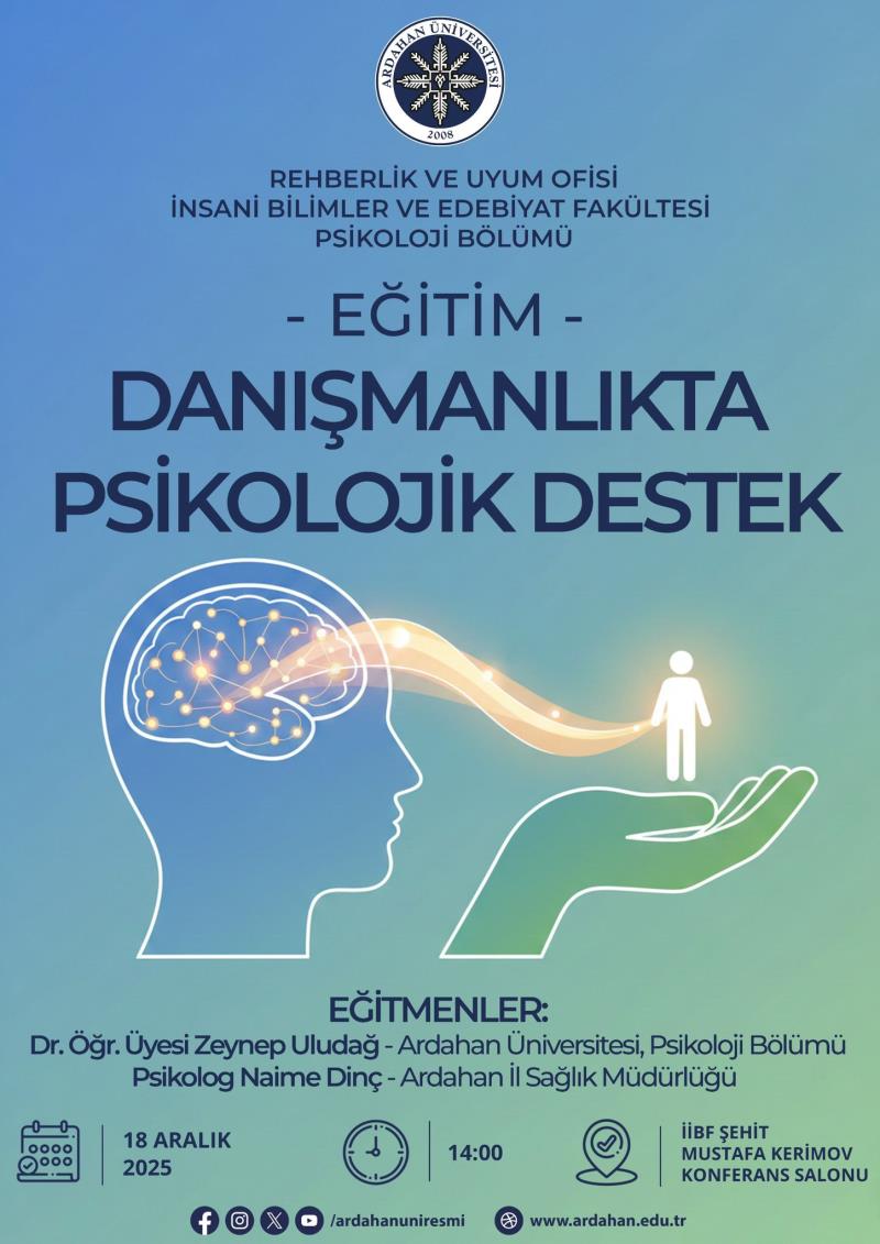 Danışmanlıkta Psikolojik Destek eğitimi